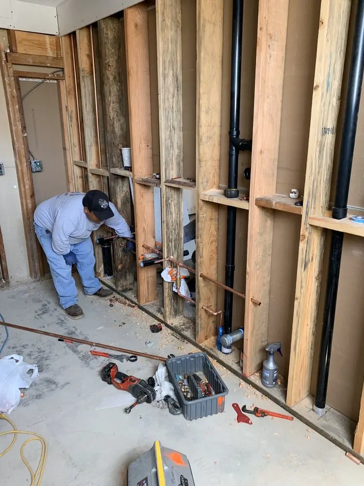 Commercial rough-in plumbing for Water Heater Replacement in Meadowood